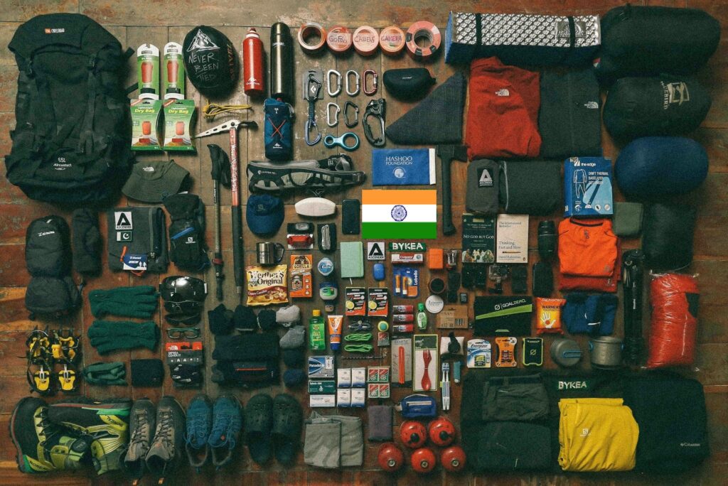 Trekking equipments for trekking in ladakh