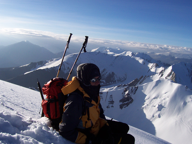 stok kangri mountain view