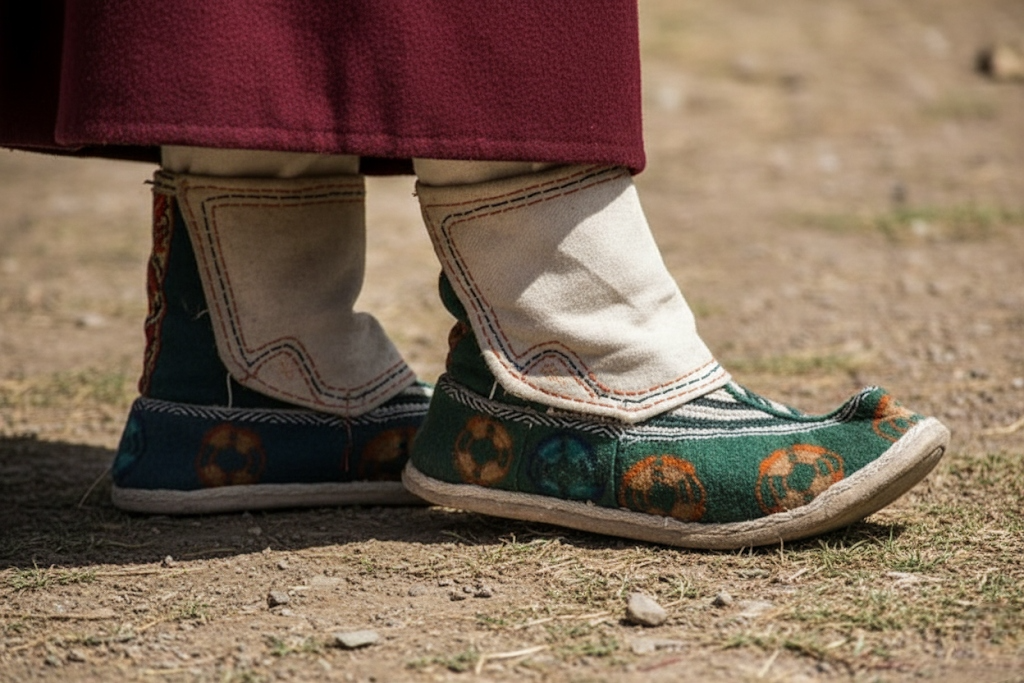 Pabu traditional ladakh footwear